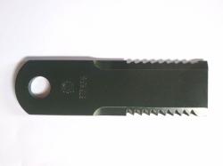 NH Нож измельчителя 173x50x5 (d = 20,5) (зубчатый)