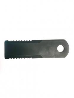 NH Ніж подрібнювача 173x50x5 (d=20,5) (зубчатий) для New Holland CS6080