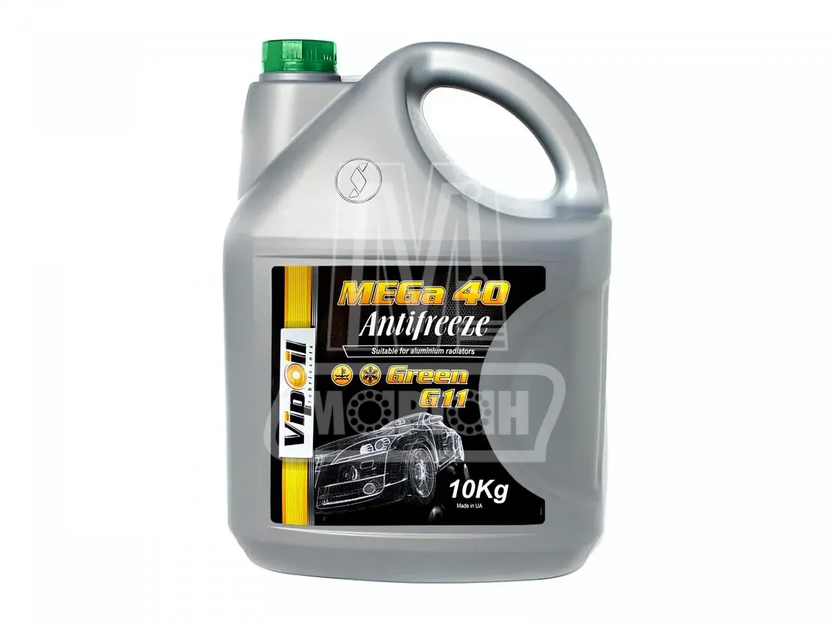 Антифриз (Тосол) Vip Oil G11 Mega 40 - 10 кг зелений