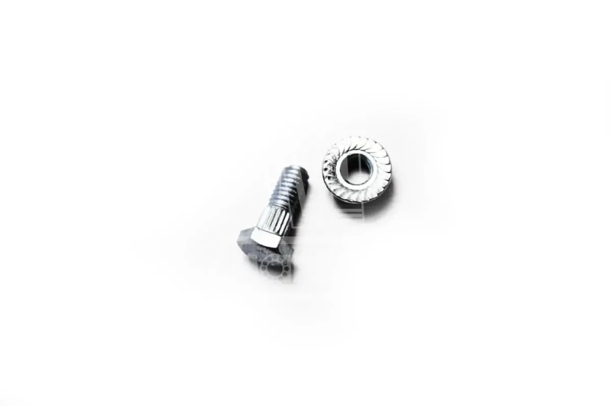 SCH Болт М6x16 сегмента (SCH187001200) з гайкою (SCH187600100) - PM - 10.9 zinc