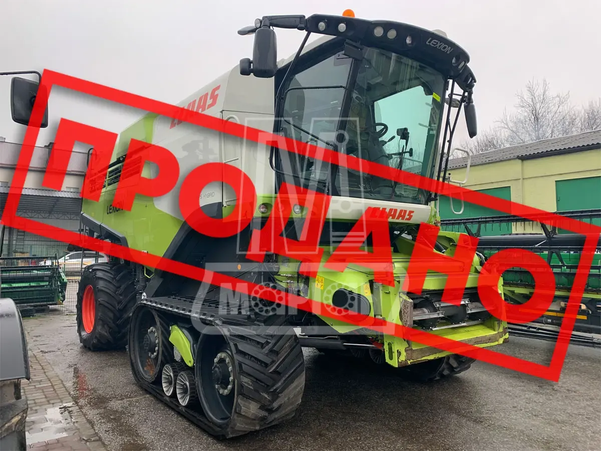 Der Mähdrescher Claas Lexion 770 TT